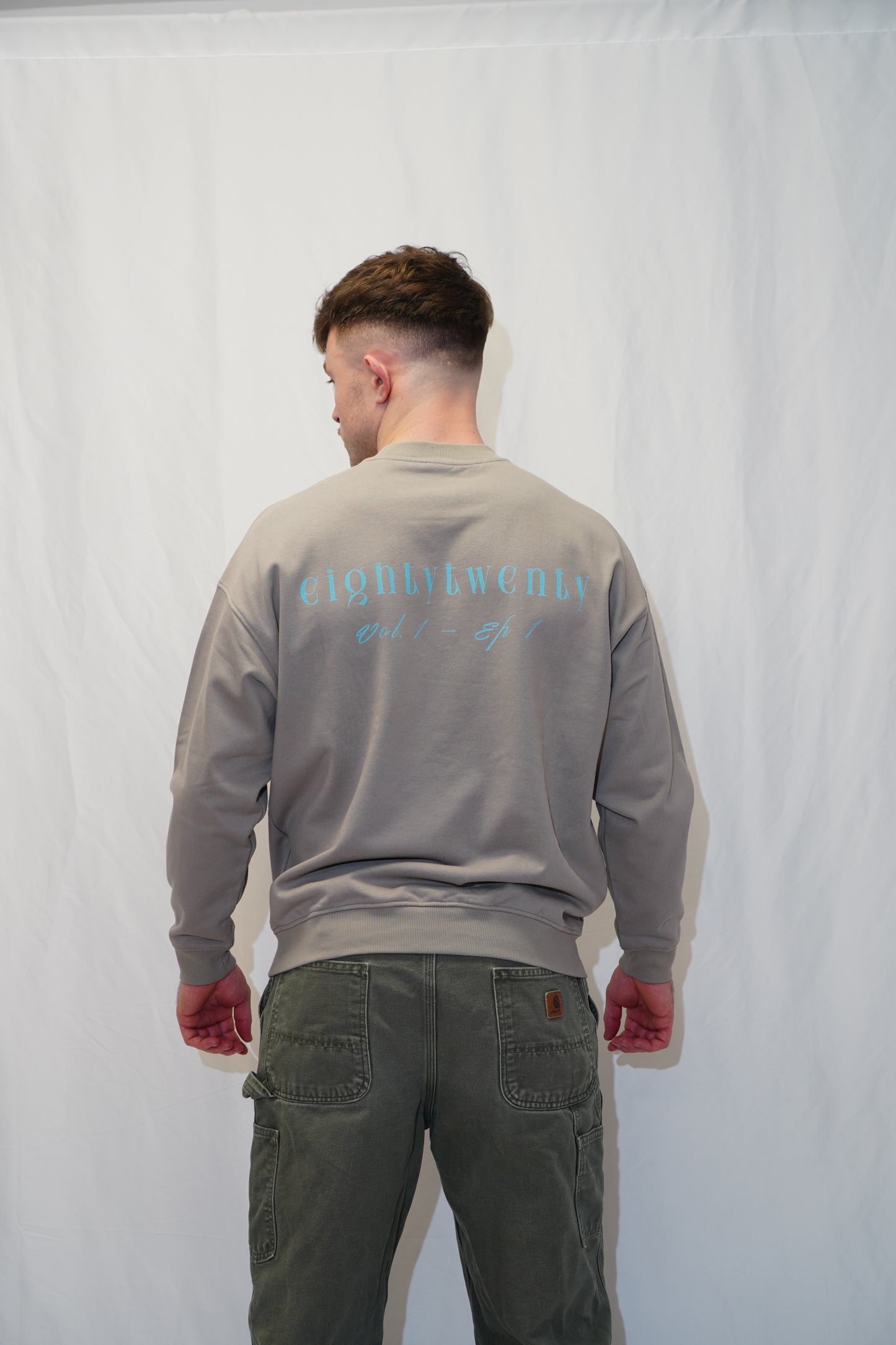 Luxury Oversized Sweatshirt - Light Grey