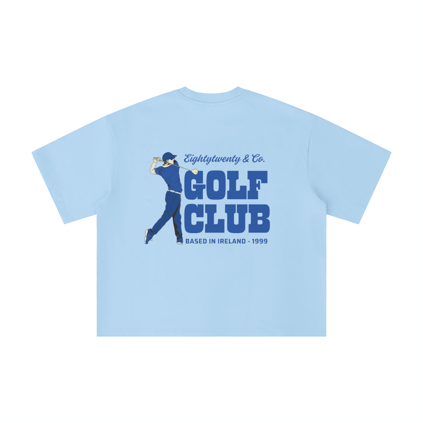 Golf Club & Co T-Shirt Blue
