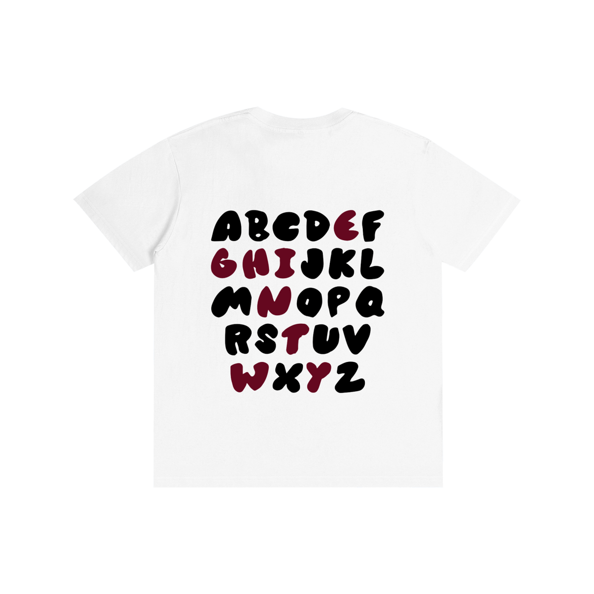 Alphabet Logo Tee - White