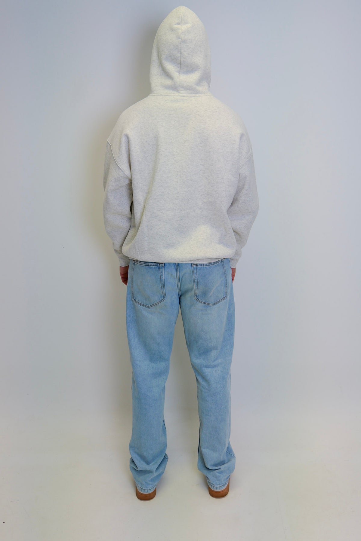 Classic Oversized Hoodie - Oat Grey
