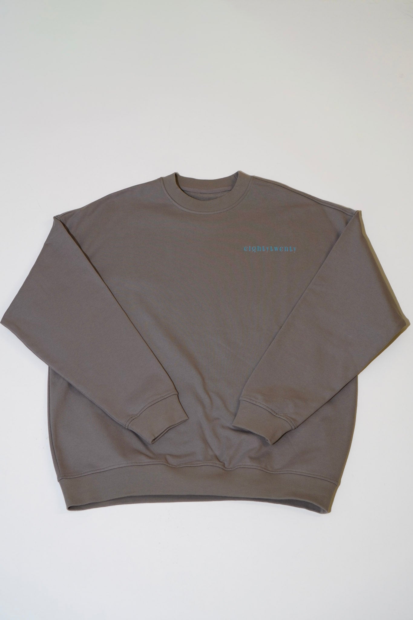 Luxury Oversized Sweatshirt - Light Grey