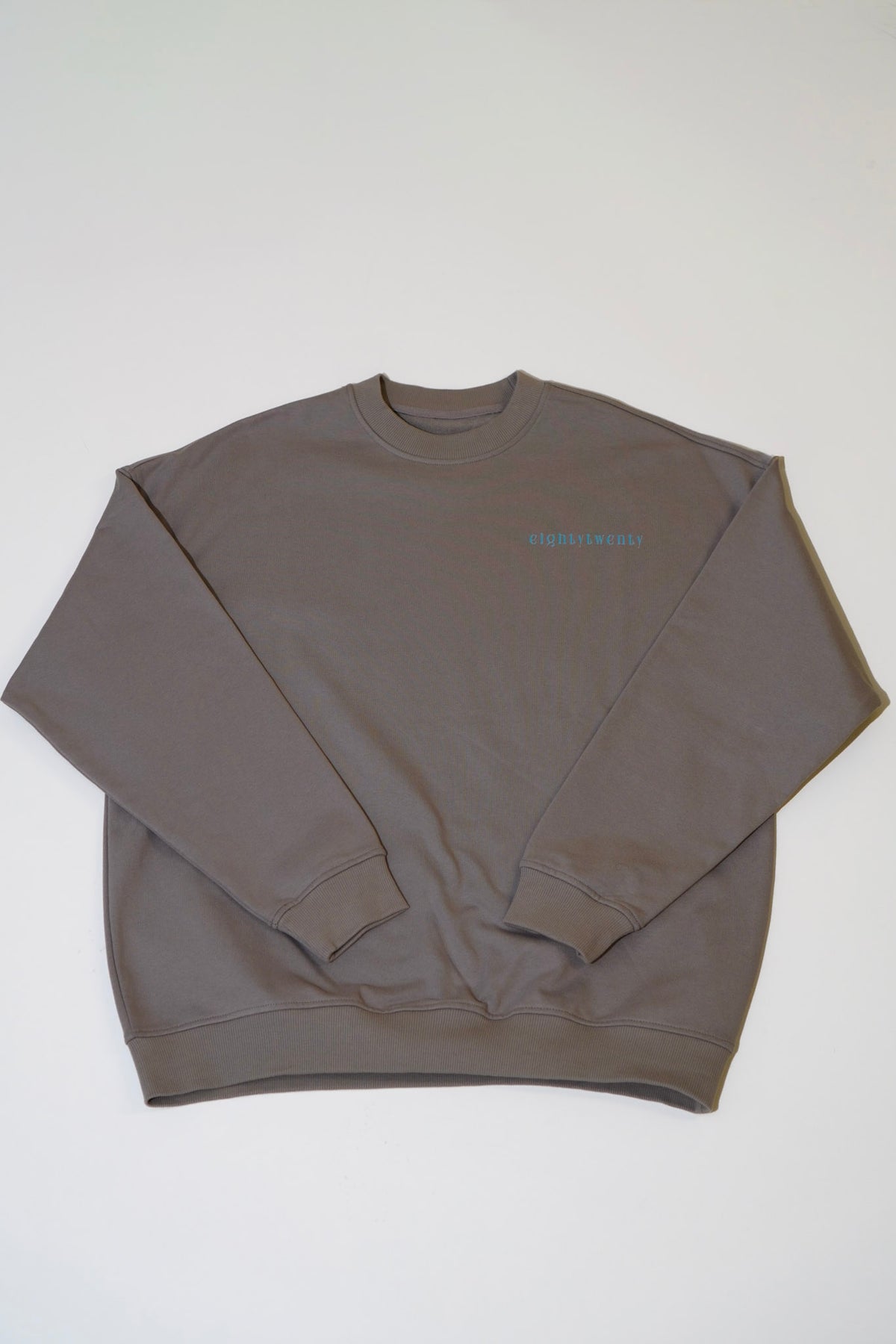 Luxury Oversized Sweatshirt - Light Grey