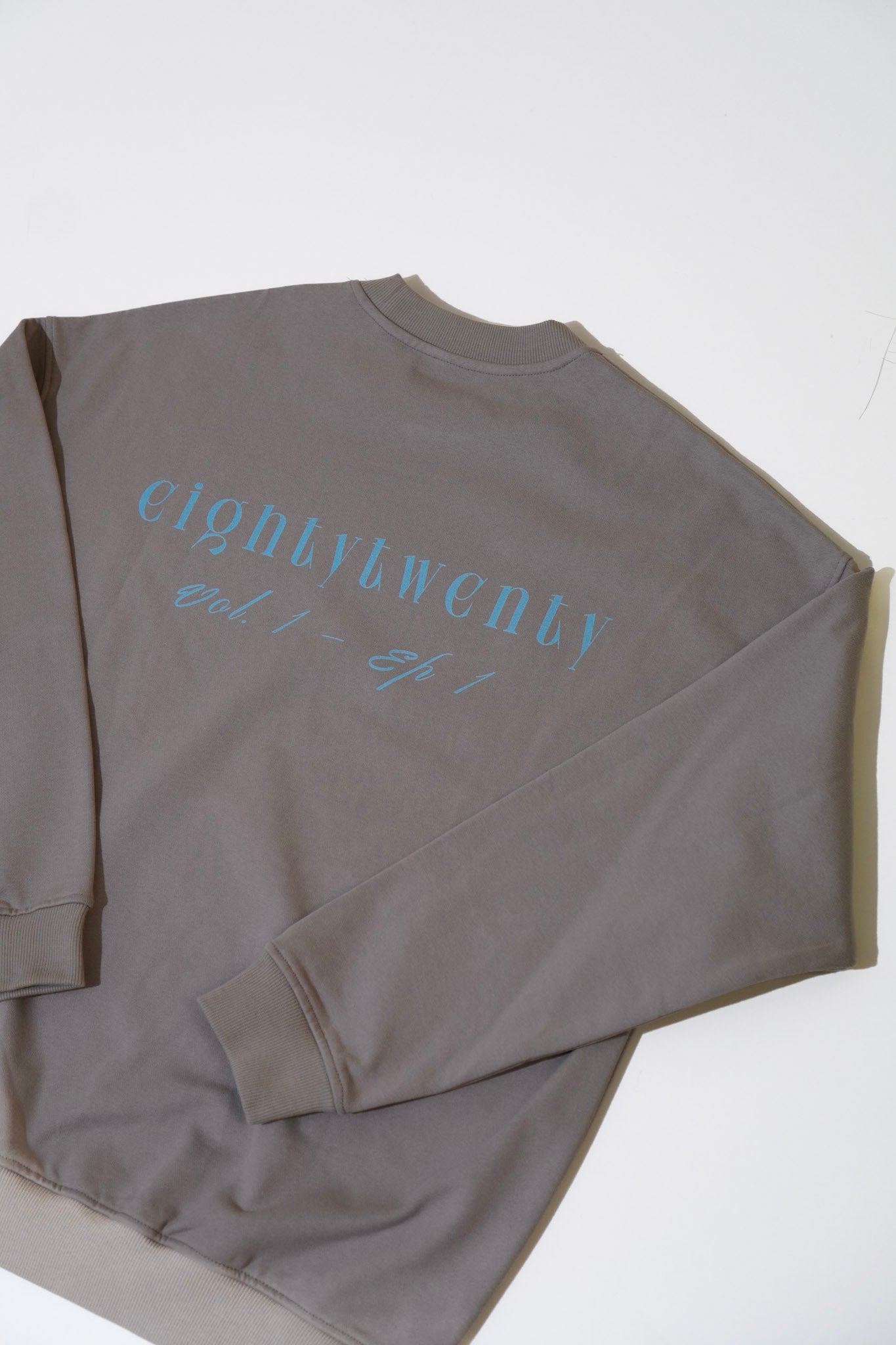 Luxury Oversized Sweatshirt - Light Grey