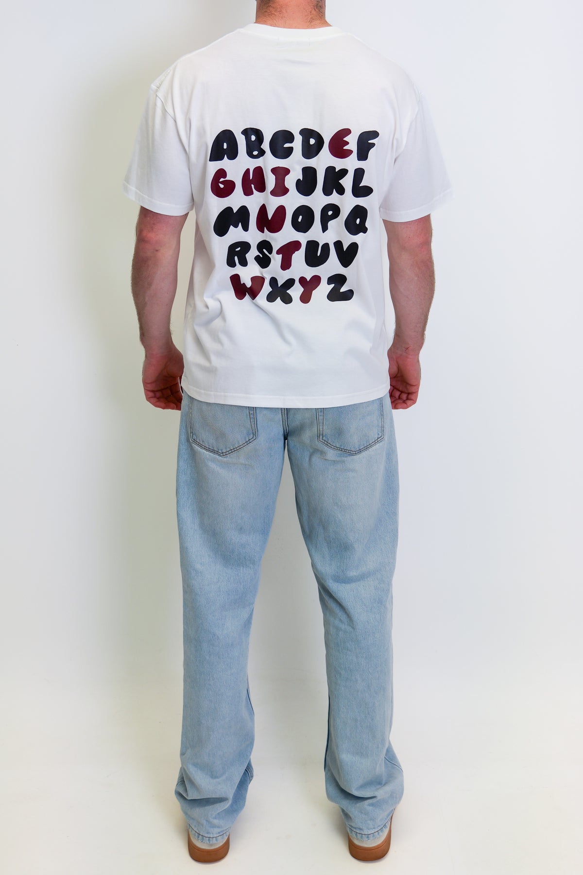 Alphabet Logo Tee - White