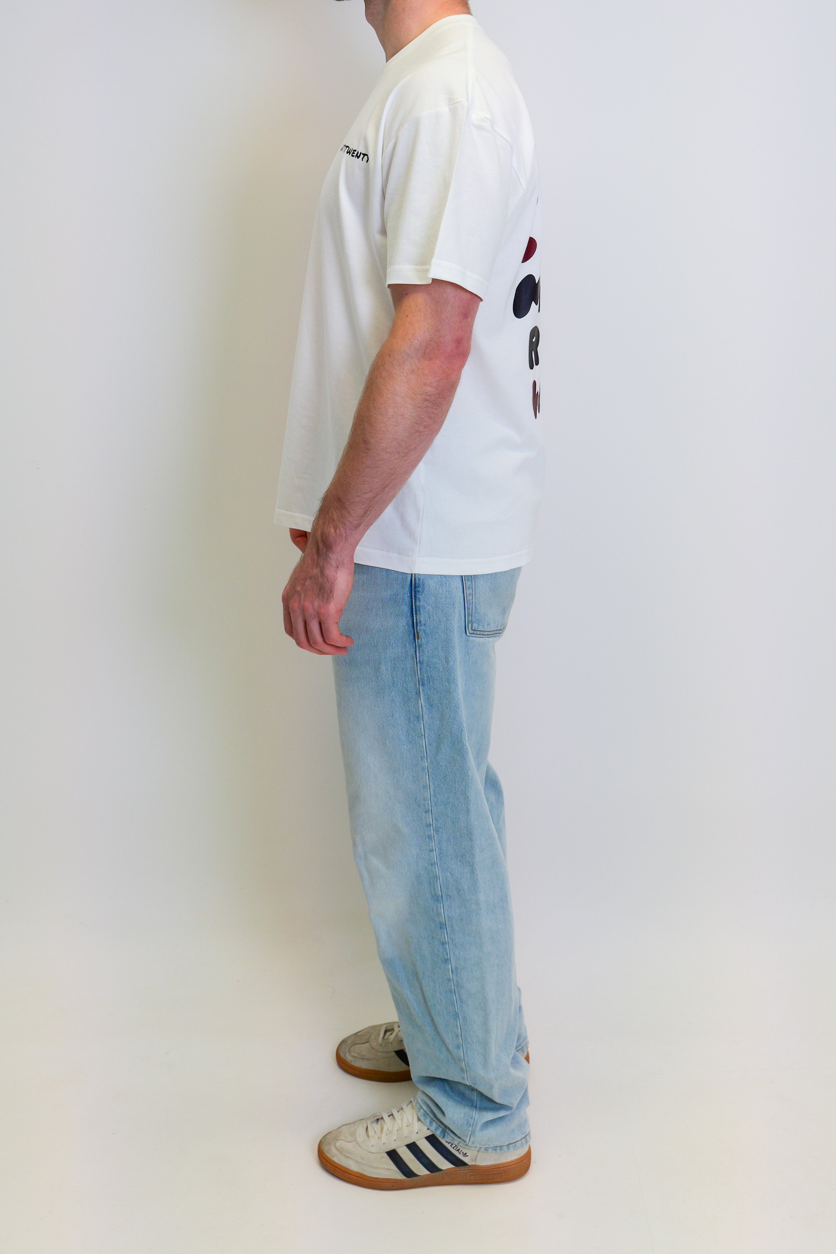 Alphabet Logo Tee - White