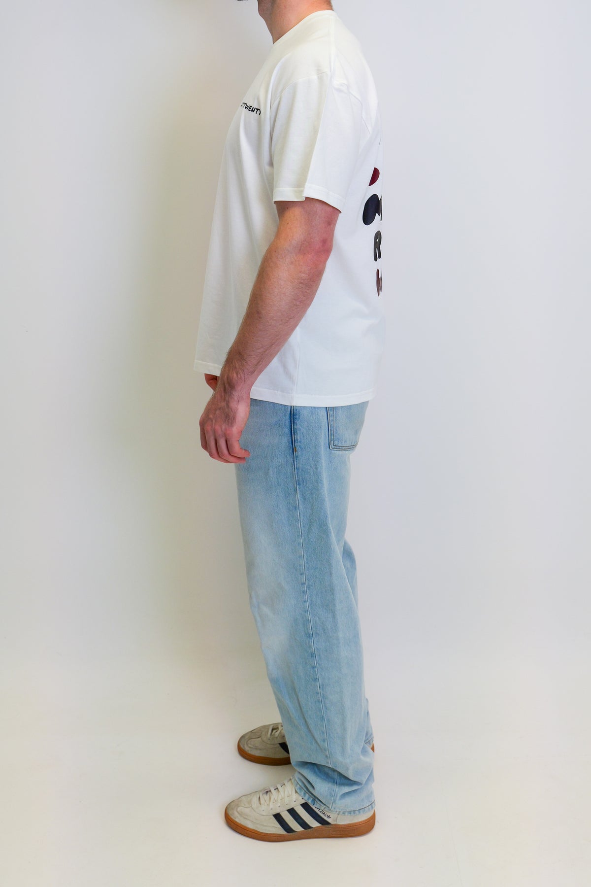 Alphabet Logo Tee - White