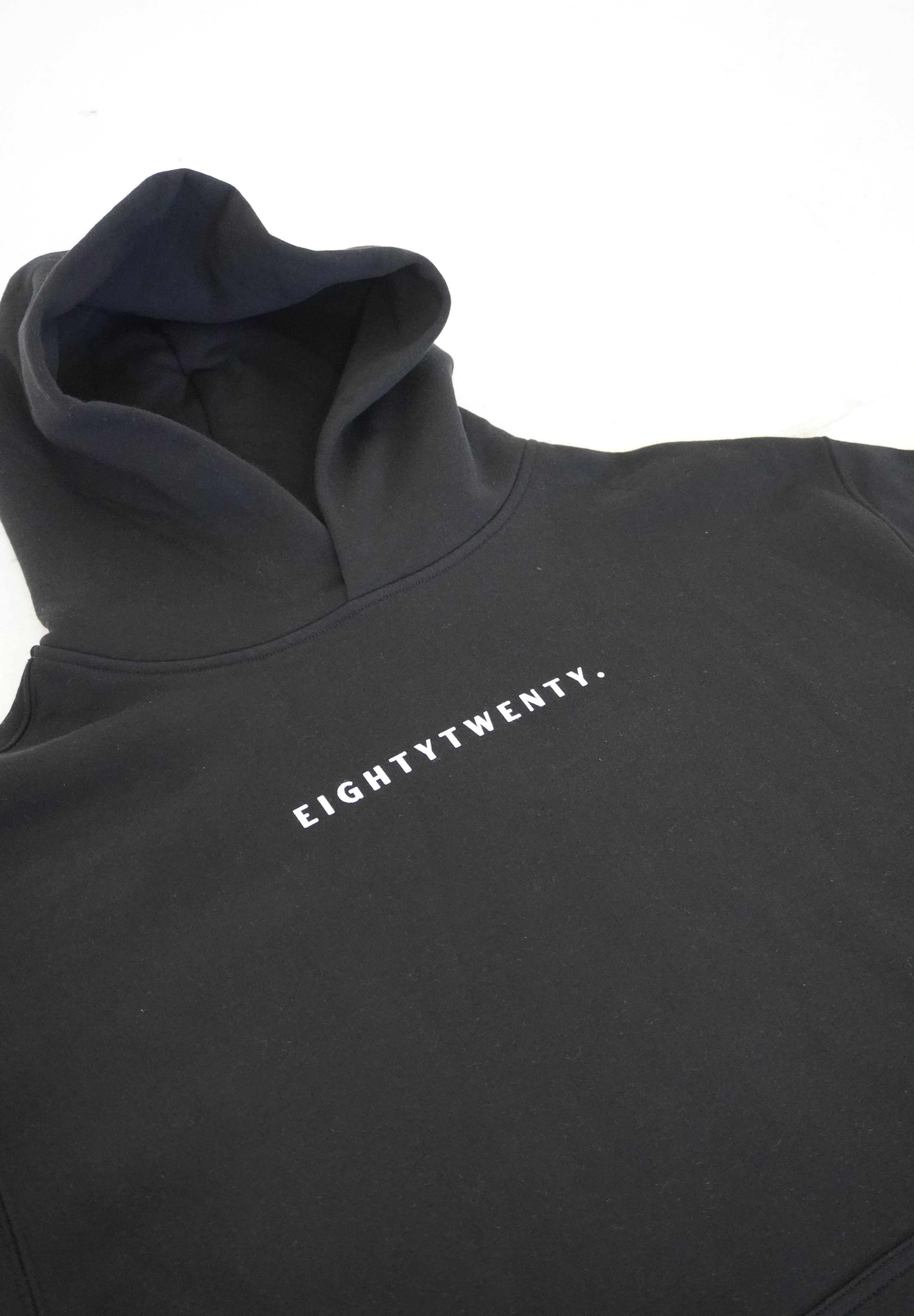 Relaxed Fit Hoodie  - Black