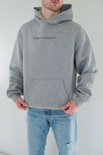 Relaxed Fit Hoodie  - Grey