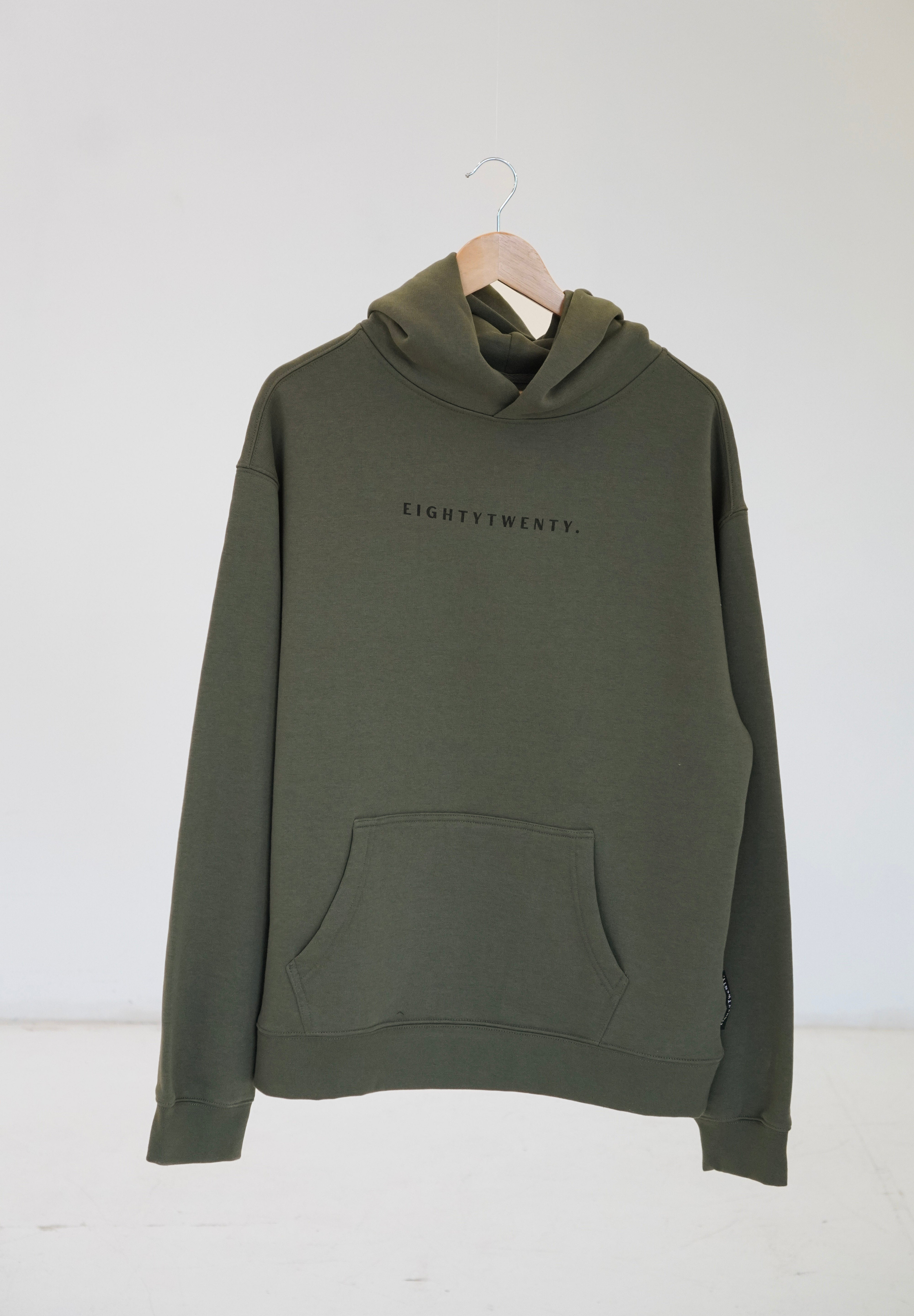 Relaxed Fit Hoodie  - Khaki