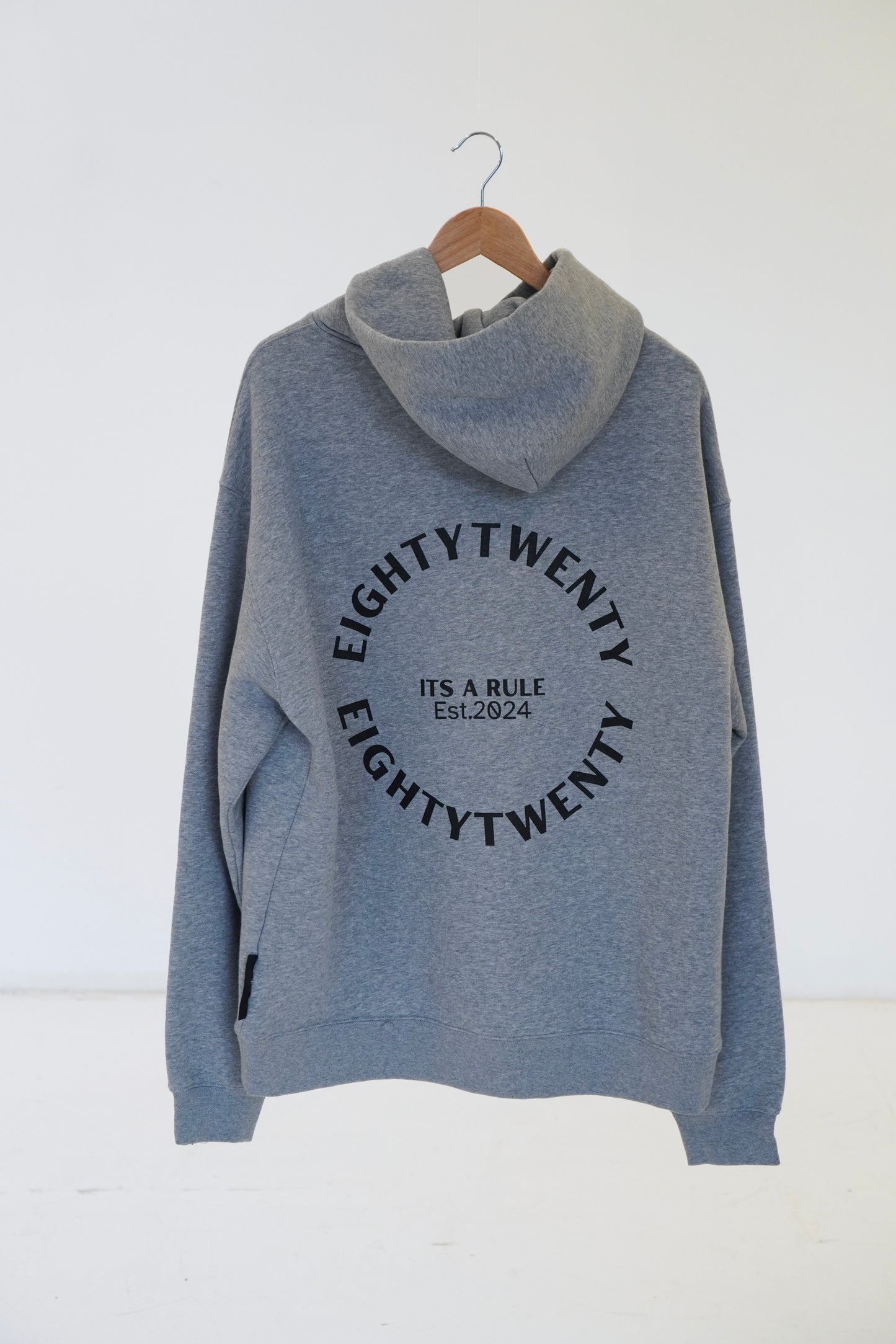 Relaxed Fit Hoodie  - Grey