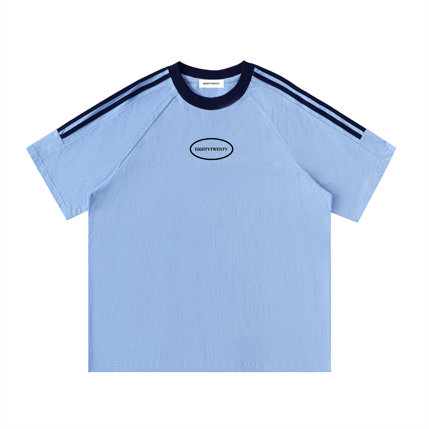 Striped T-Shirt Sky Blue